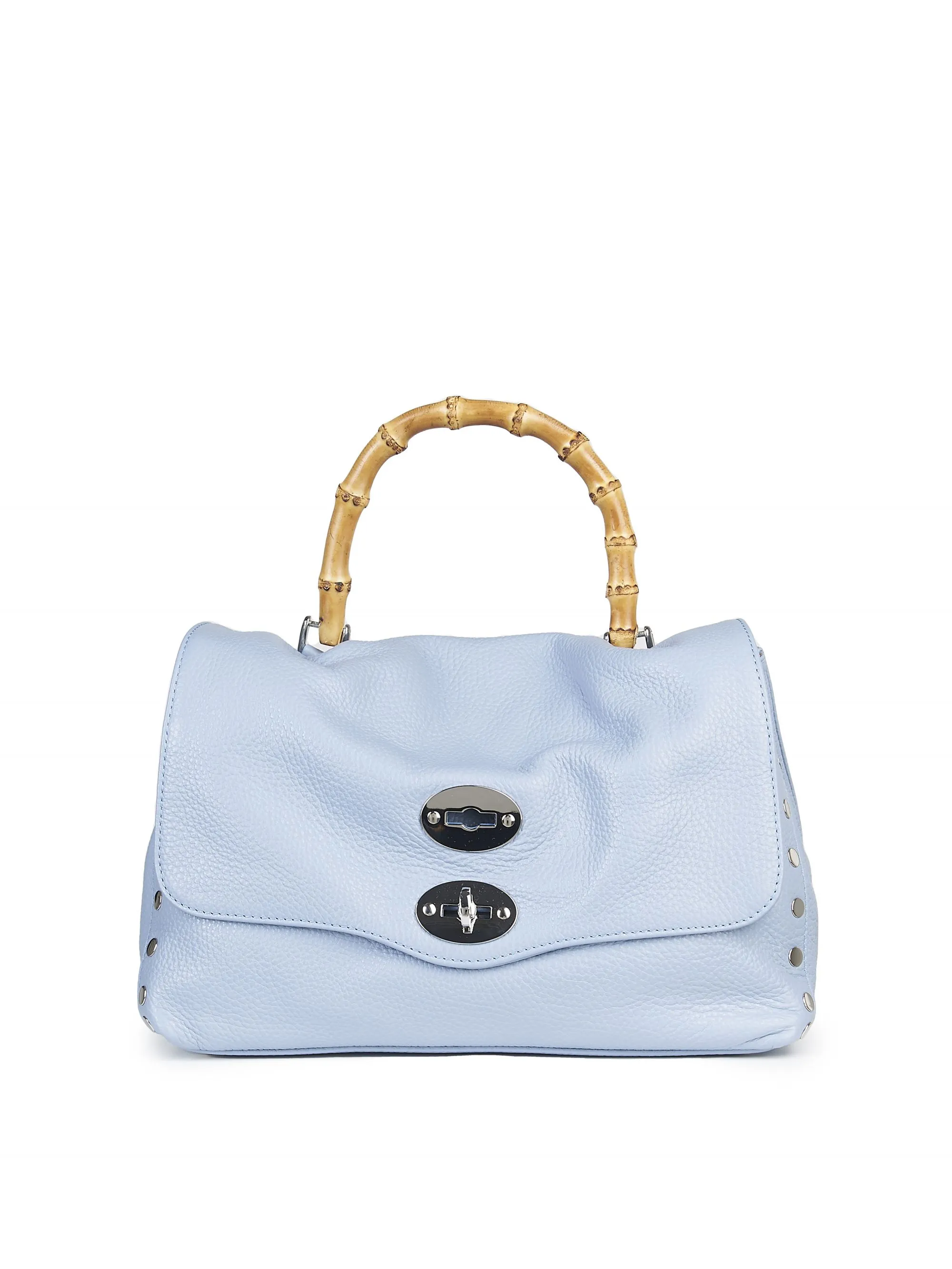 BORSA "POSTINA S" AZZURRO LINEA DAILY BAMBOO