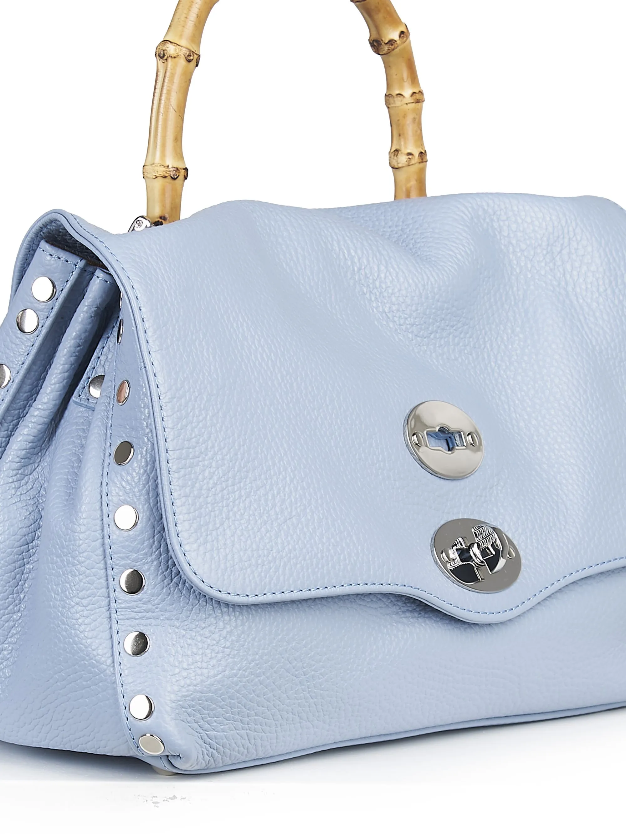 BORSA "POSTINA S" AZZURRO LINEA DAILY BAMBOO