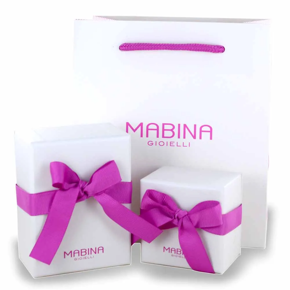 Bracciale Donna Mabina in Argento rosato e zirconi neri 533329