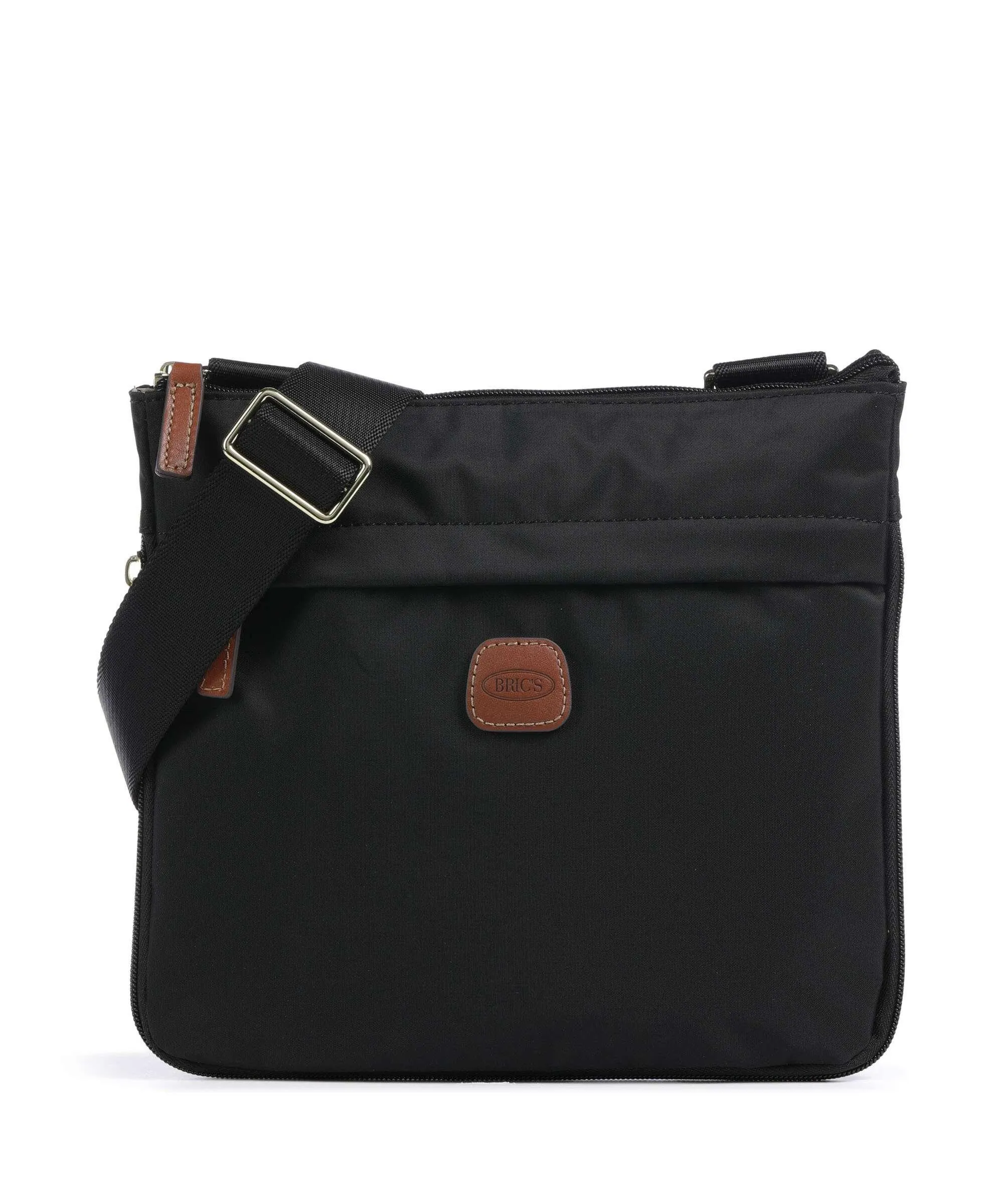  Brics X-Collection Borsa a tracolla nylon riciclato nero  