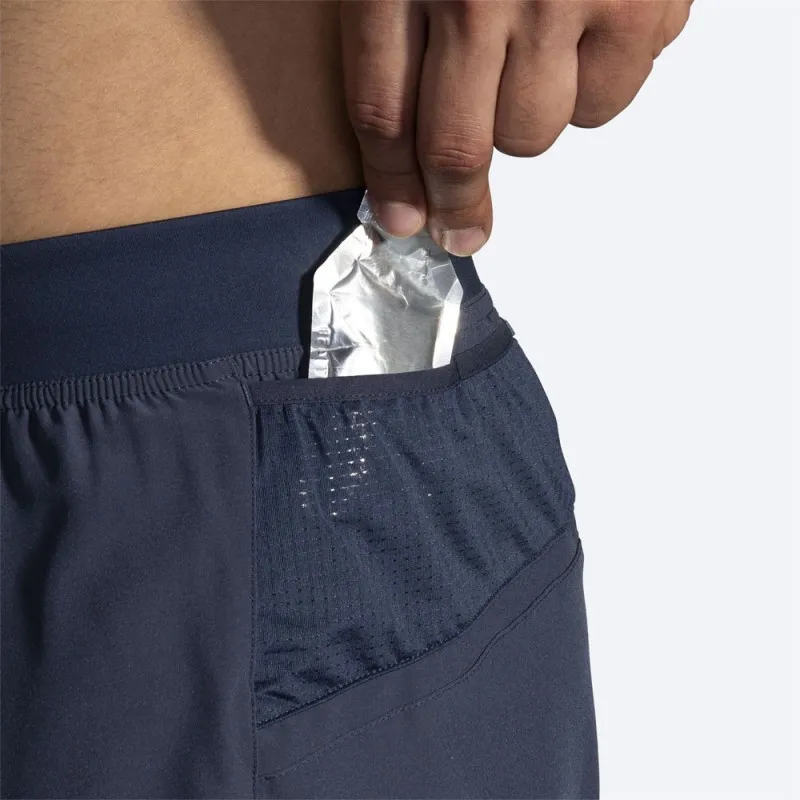 Brooks Short Running Sherpa 5" 2IN1 Blu Uomo