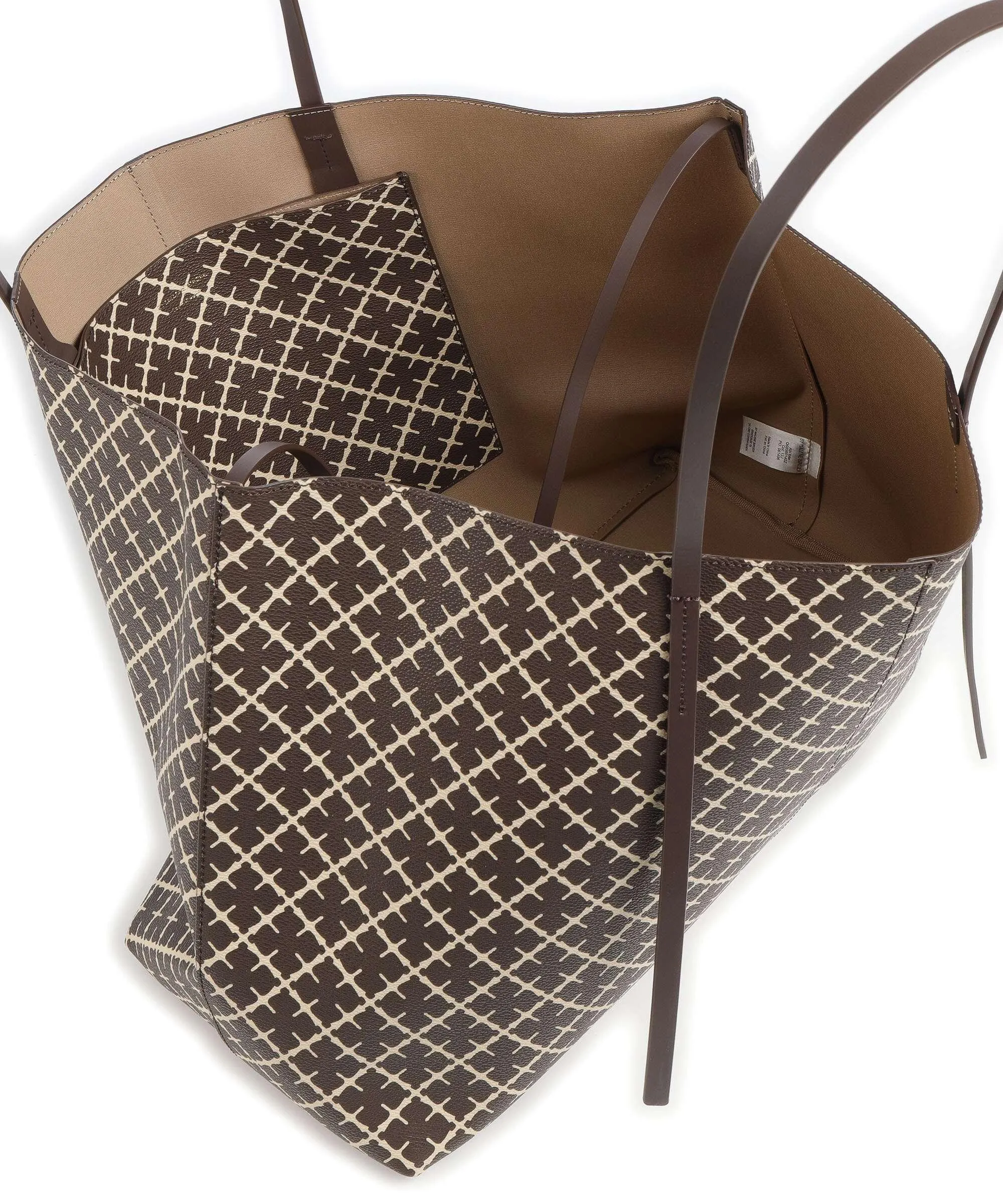  by Malene Birger Abi Borsa shopper pelle sintetica marrone scuro  