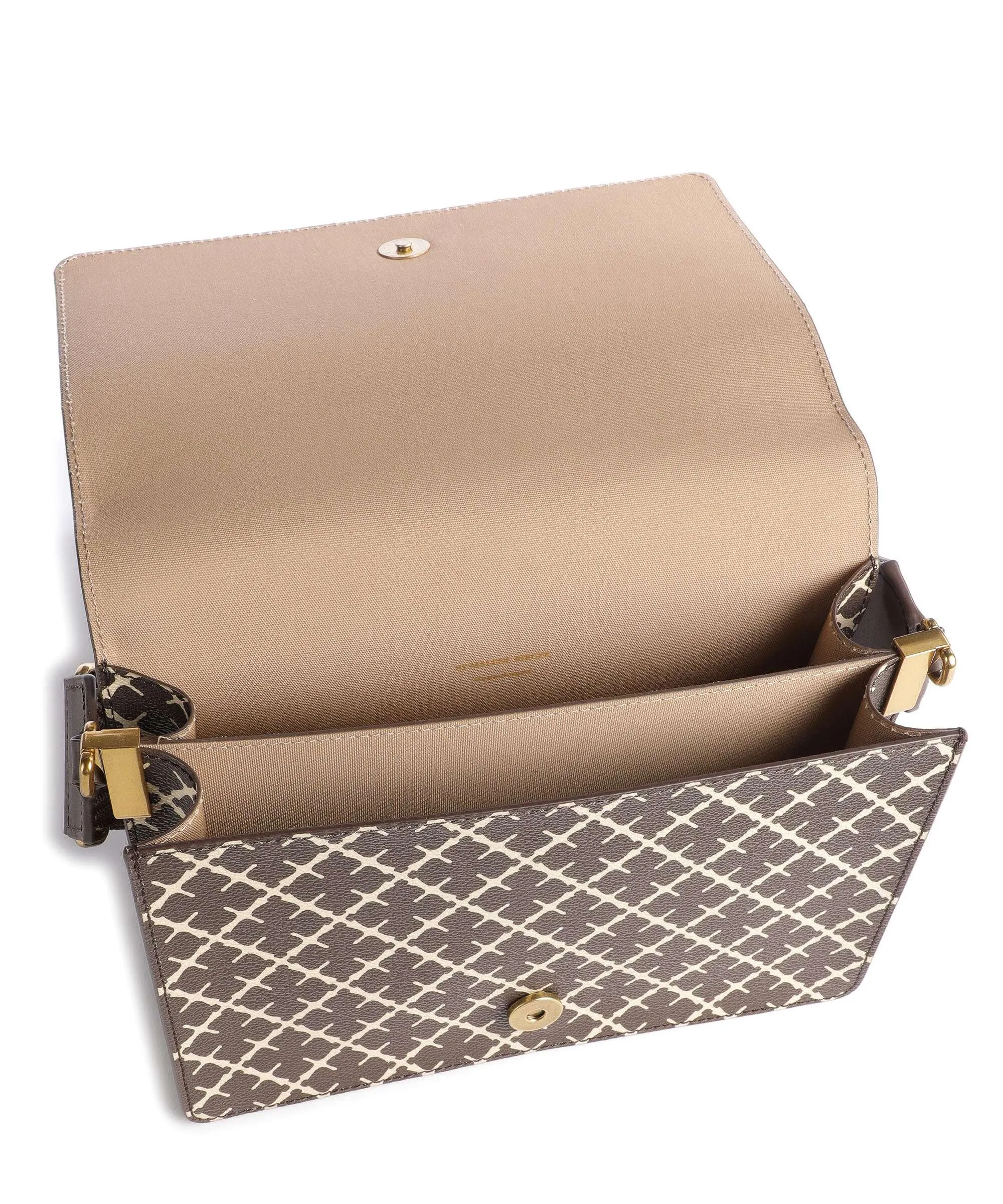  by Malene Birger Loenna Borsa a tracolla pelle sintetica marrone scuro  