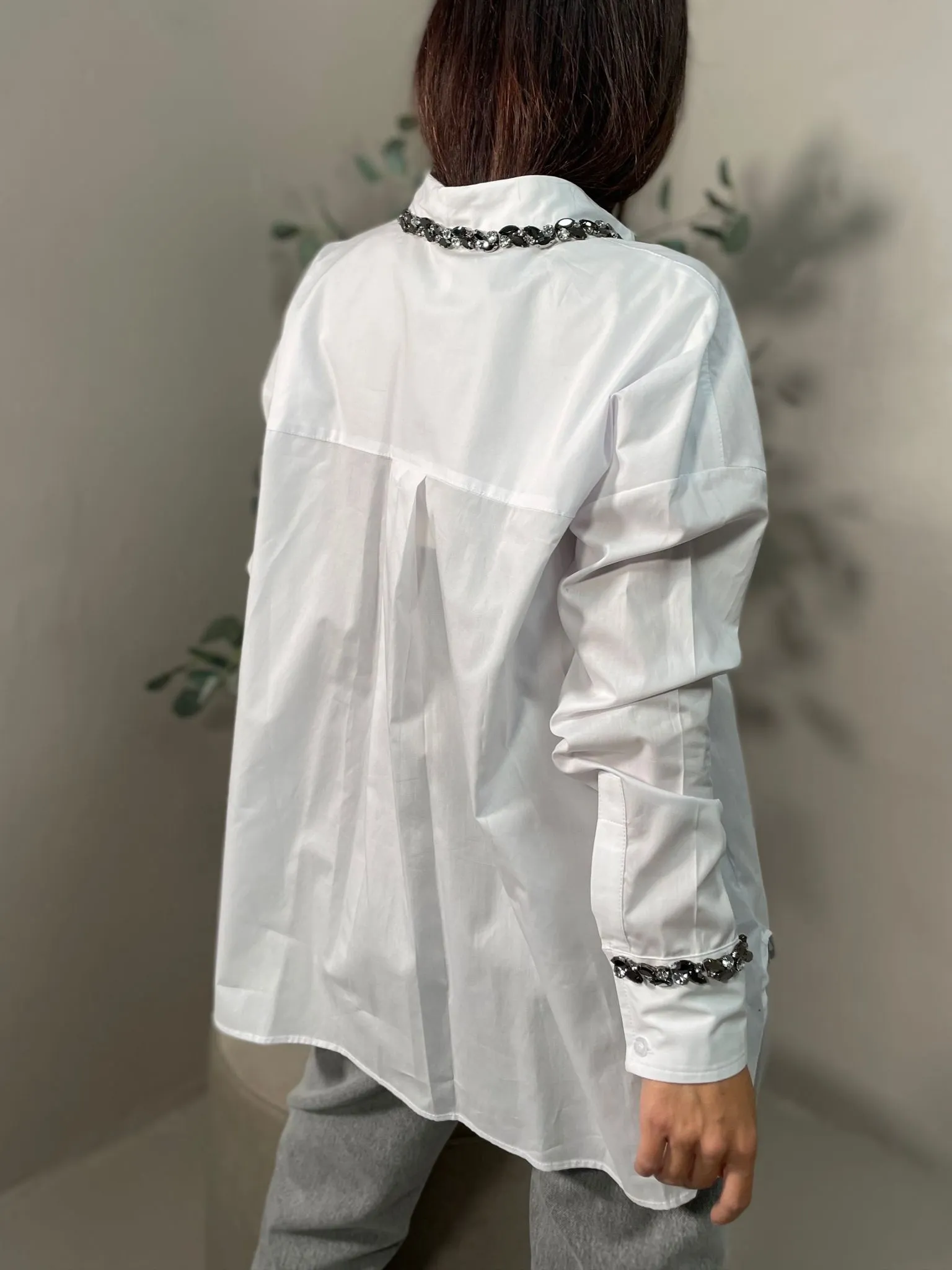 Camicia Catena Strass