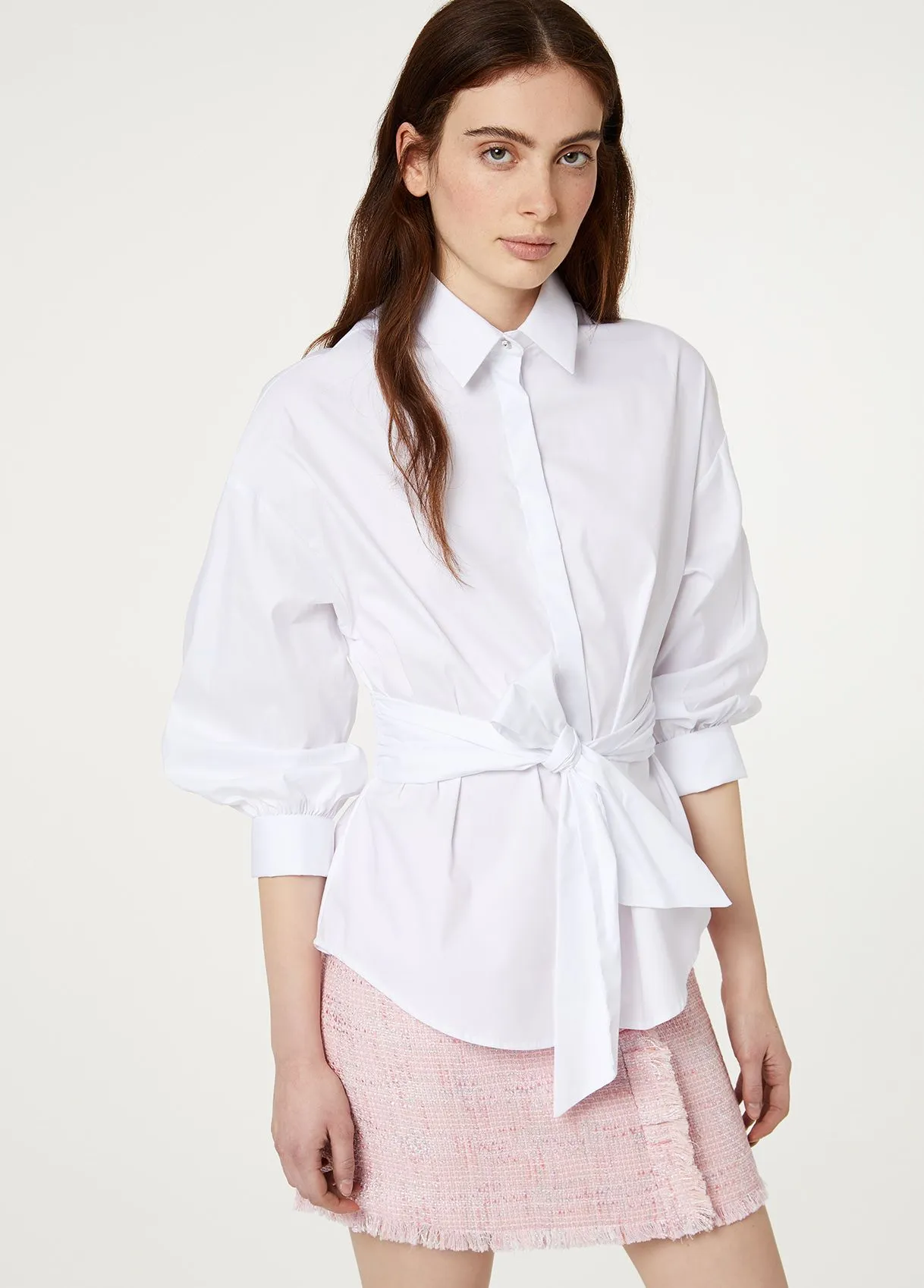 Camicia con fiocco