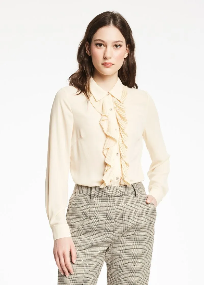 Camicia con rouches