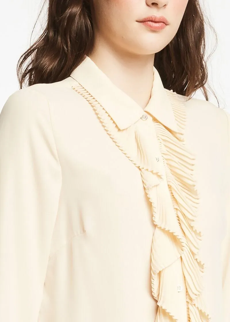 Camicia con rouches