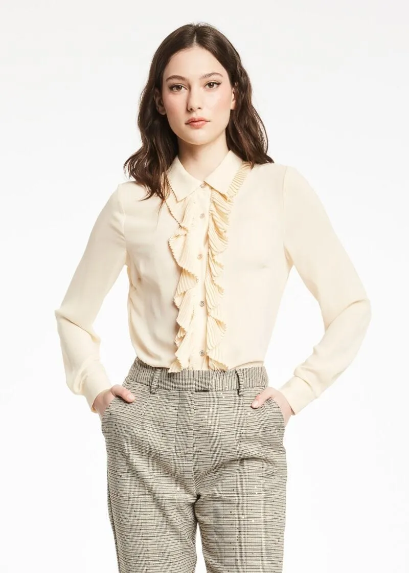 Camicia con rouches