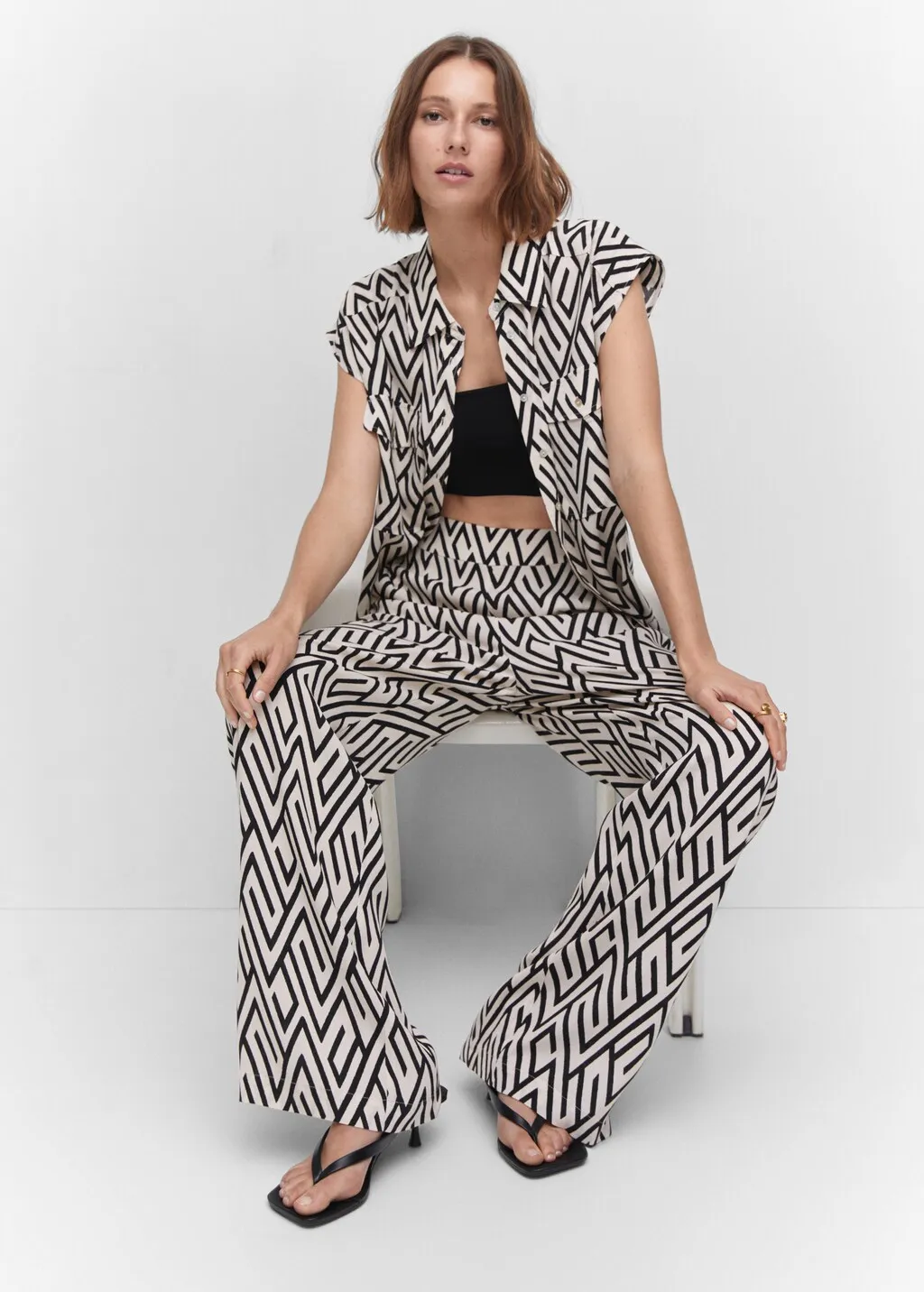 Camicia fluida oversize