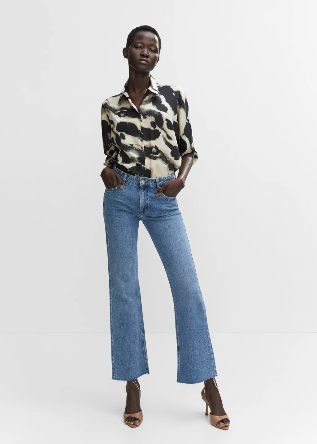 Camicia oversize stampata