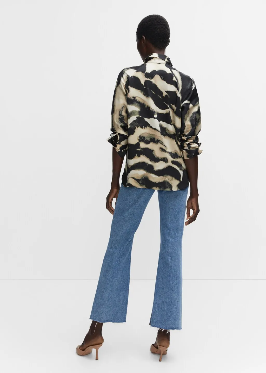 Camicia oversize stampata