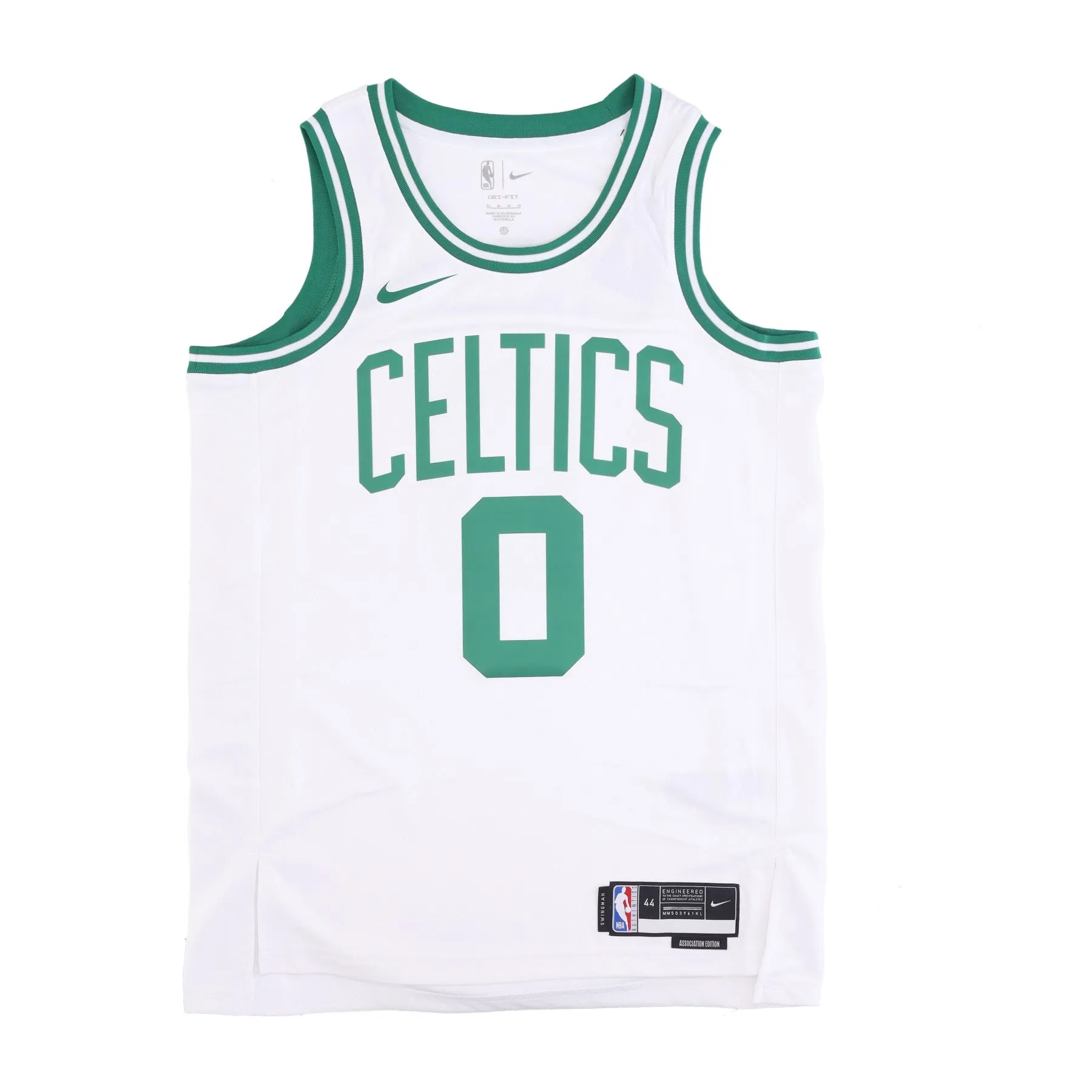 Canotta Basket Uomo Nba Dri-fit Swingman Jersey Association Edition 2022/23 No 0 Jayson Tatum Boscel White