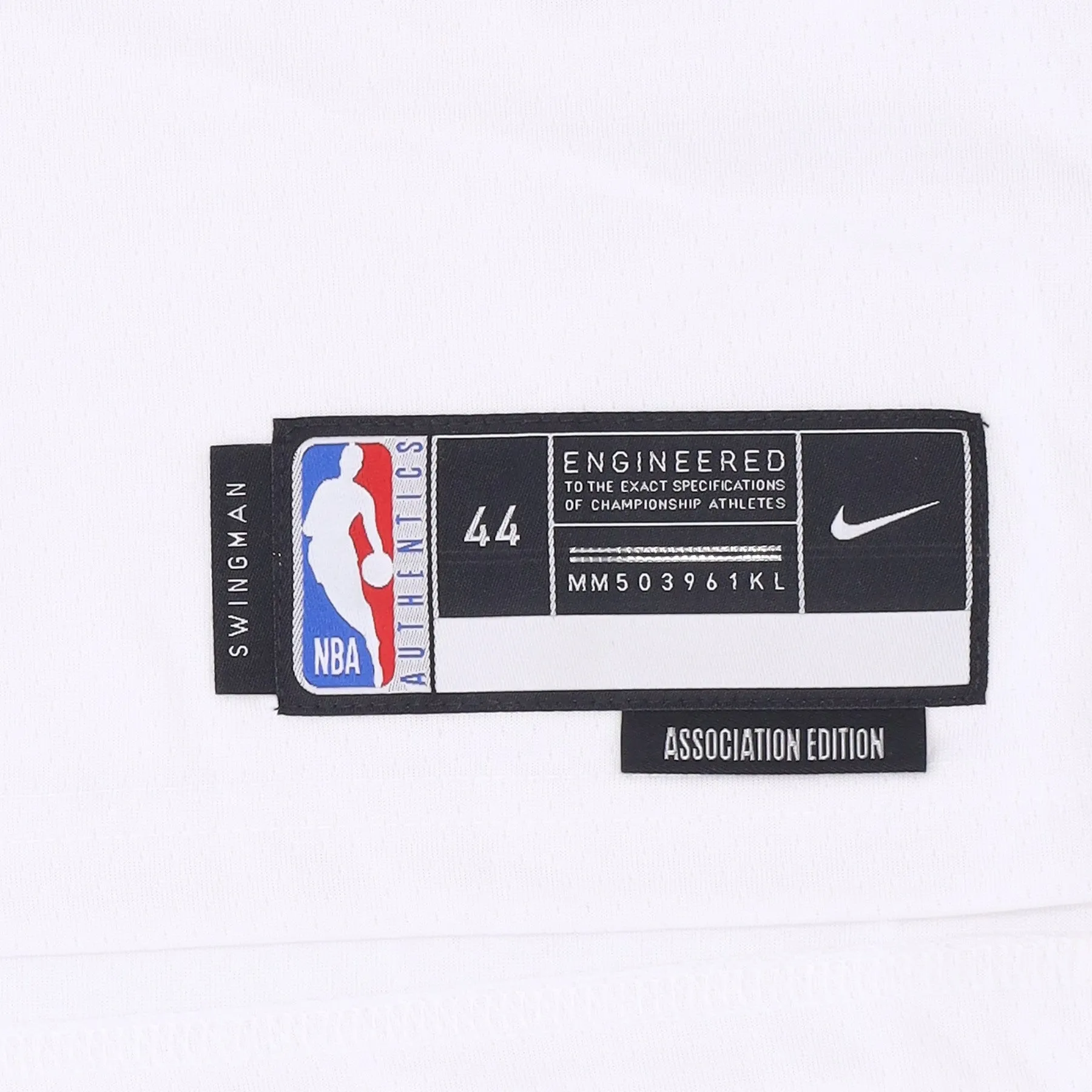 Canotta Basket Uomo Nba Dri-fit Swingman Jersey Association Edition 2022/23 No 0 Jayson Tatum Boscel White