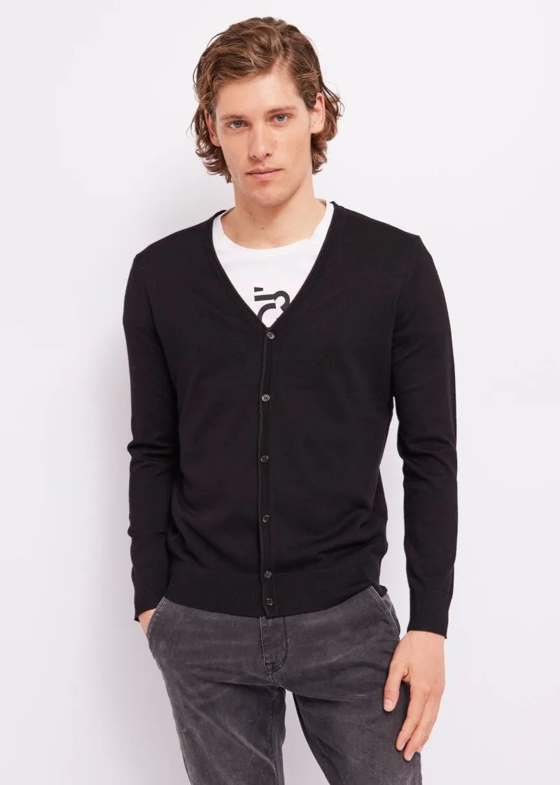 Cardigan con bottoni