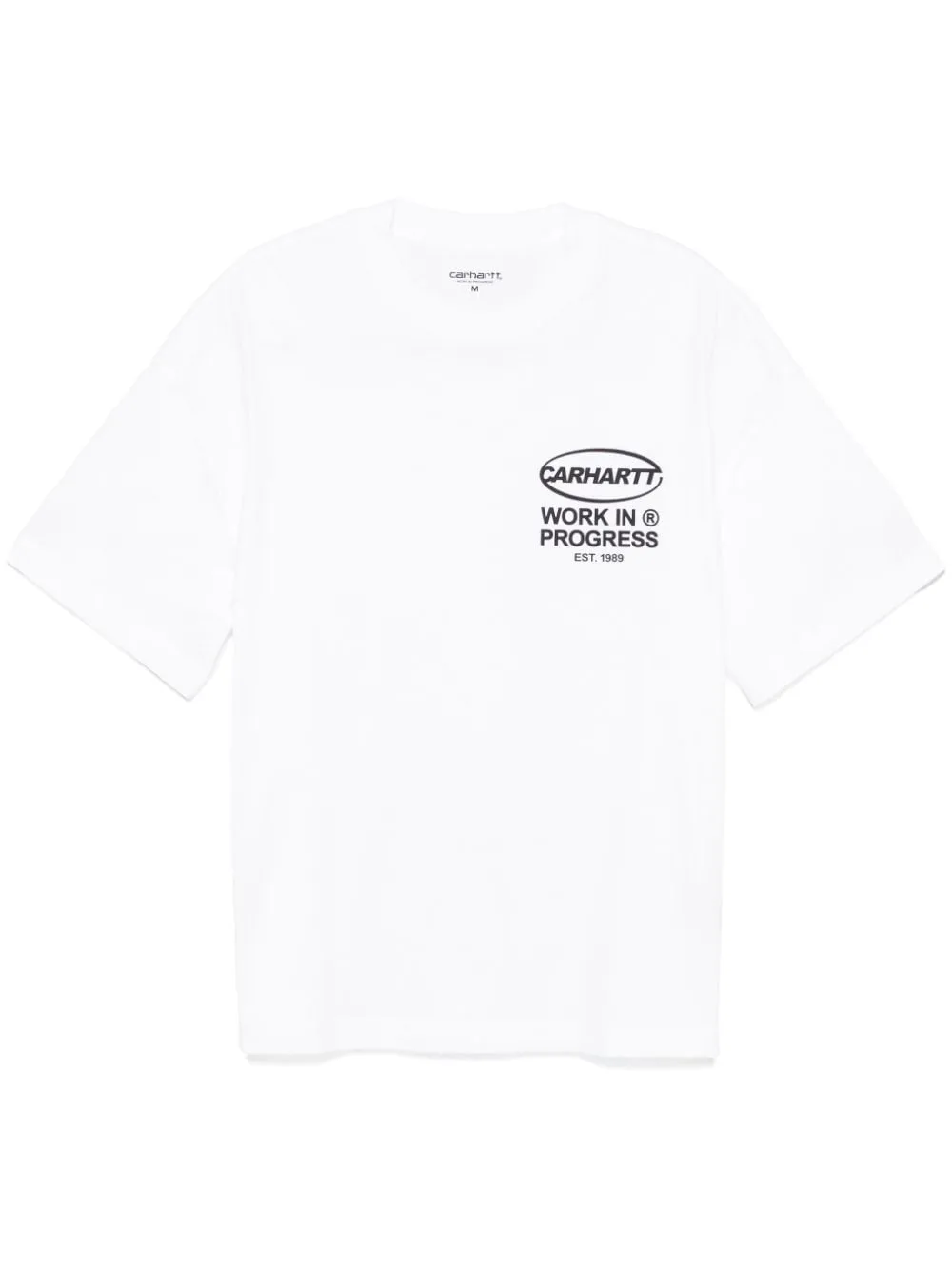 Carhartt T-shirt Bianco Uomo Stampa Work in Progress