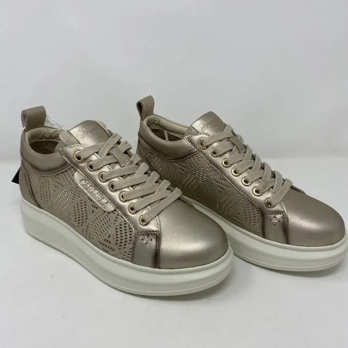 Carmela sneaker stringata in pelle