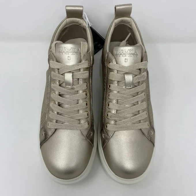 Carmela sneaker stringata in pelle