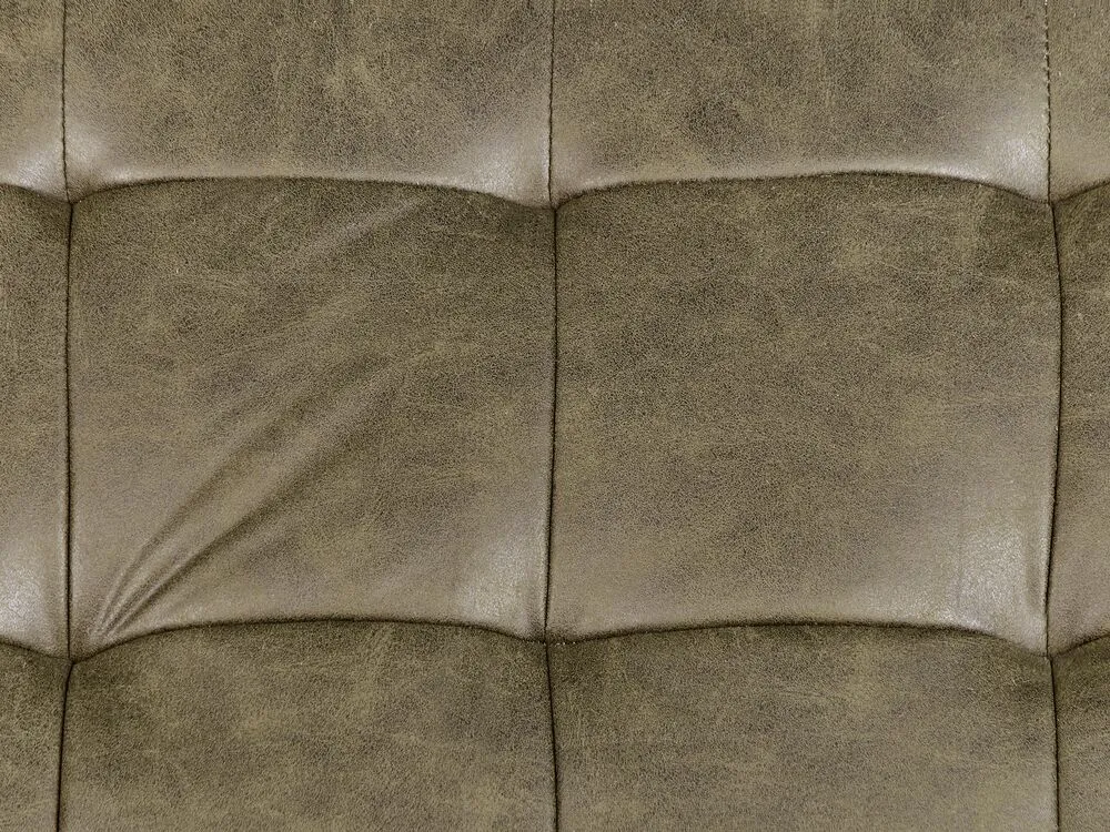 Chaise longue ecopelle verde lato sinistro REBAIS