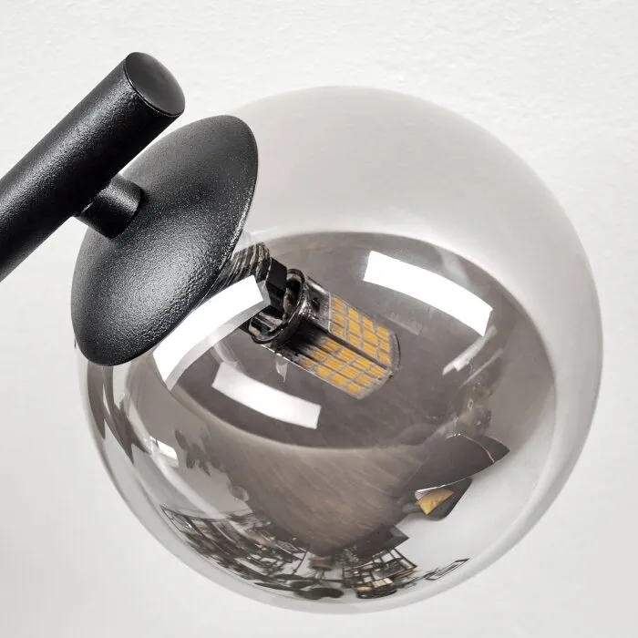 Chehalis Plafoniera, Lampada a sfera Grigio fumo, 3-Luci