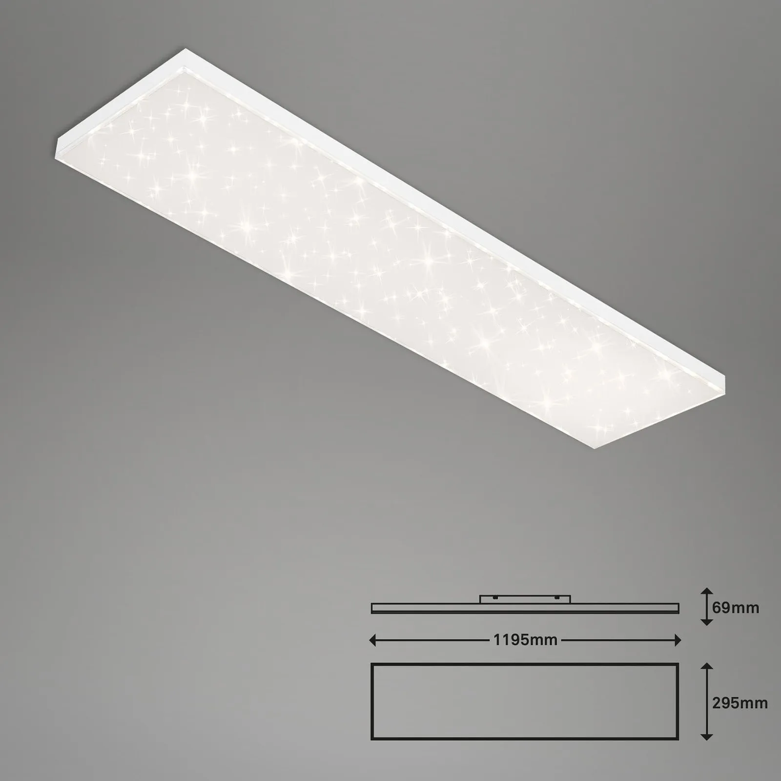 Cielo stellato LED Frameless CCT, 120x30cm