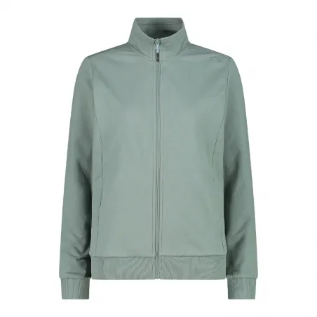 CMP   donna    Felpa con zip in cotone stretch E386
