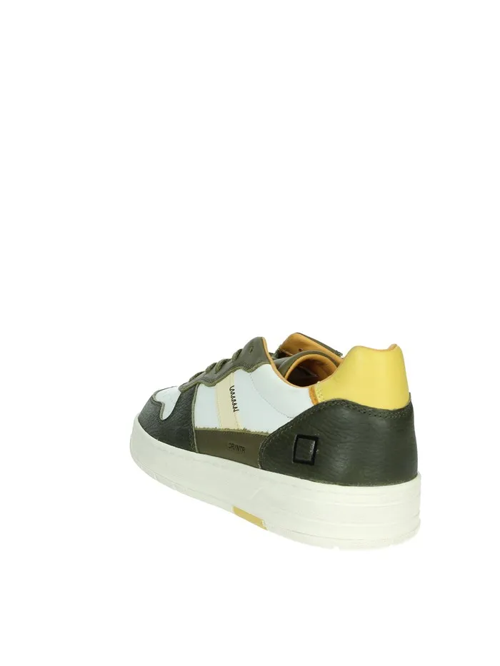 D.A.T.E.  SNEAKERS BASSA M391-C2-NT-WA BIANCO/VERDONE