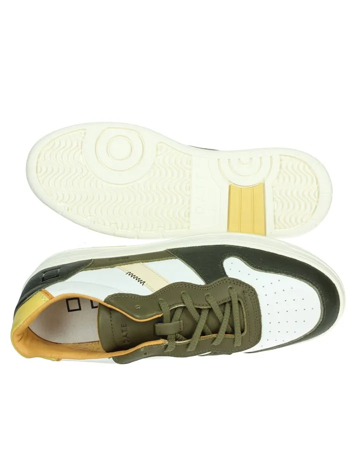 D.A.T.E.  SNEAKERS BASSA M391-C2-NT-WA BIANCO/VERDONE
