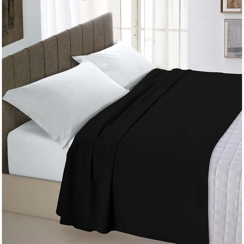 DATEX Lenzuola sopra linea Max Color, nero