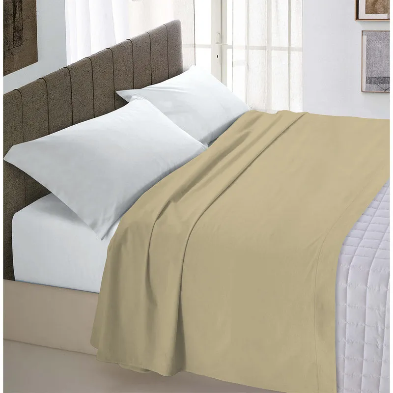 DATEX Lenzuola sopra linea Max Color, tortora