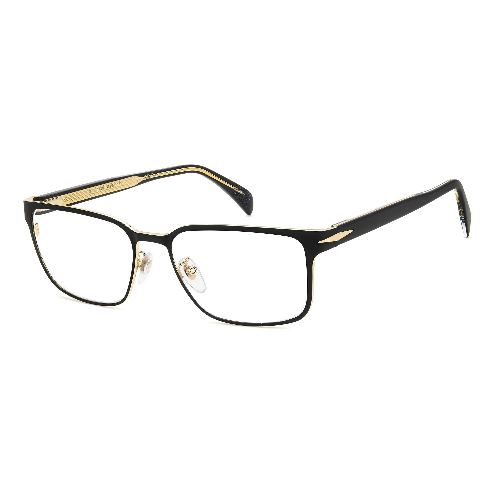   David Beckham DB 1137 - I46 Oro Nero Opaco | Occhiale Da Vista Uomo 