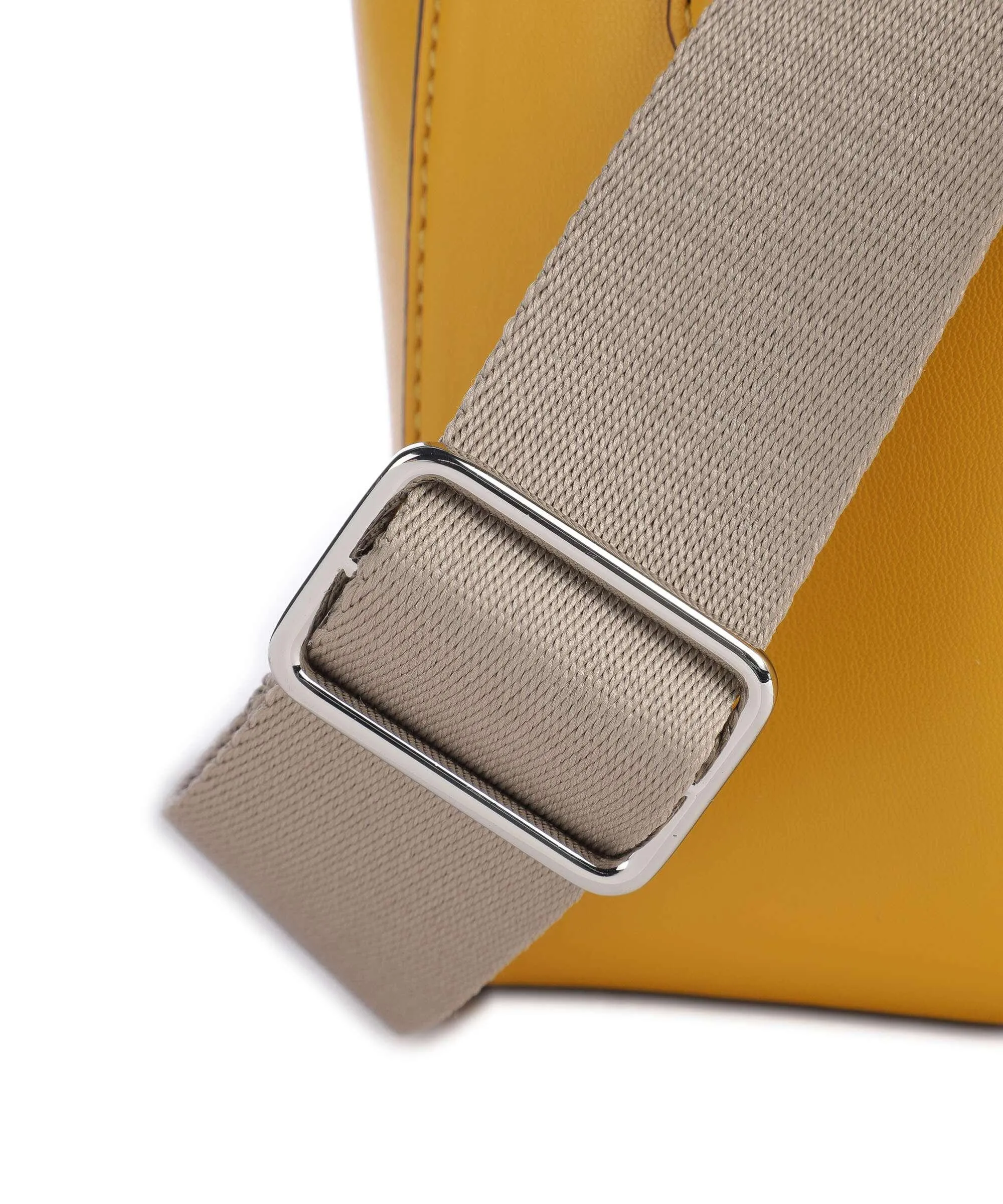  DKNY Drew Borsa a mano pelle sintetica giallo  