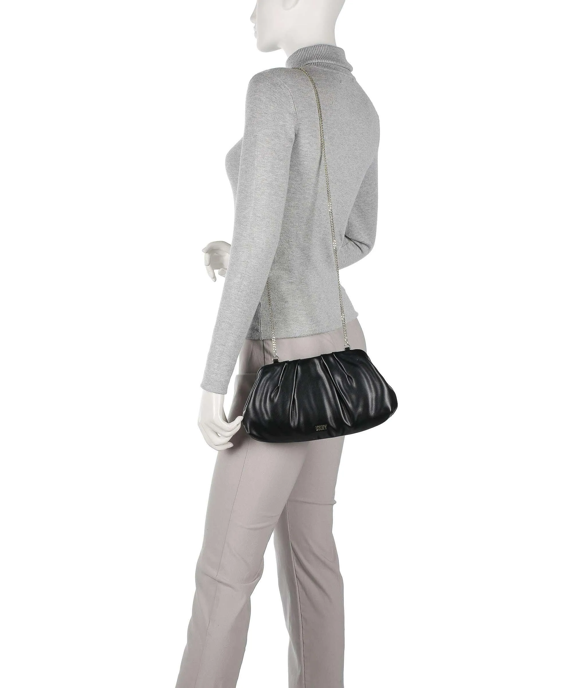  DKNY Presley Borsa a tracolla pelle sintetica nero  