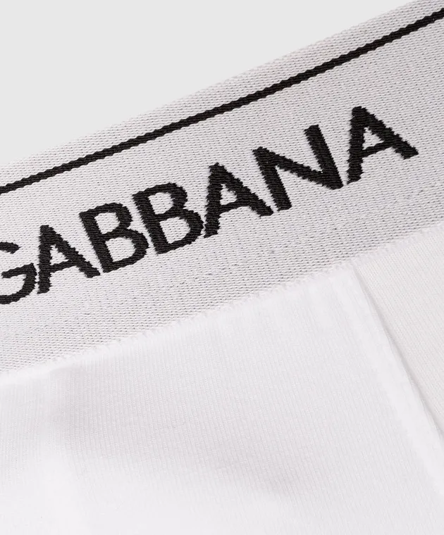 Dolce&Gabbana Set di boxer bianchi con logo M9C07JONN95
