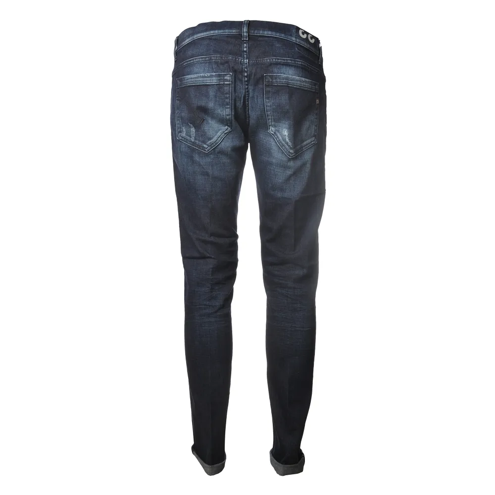 Dondup - Jeans Cinque Tasche Modello George - Denim Scuro - Pantalone - Luxury Exclusive Collection