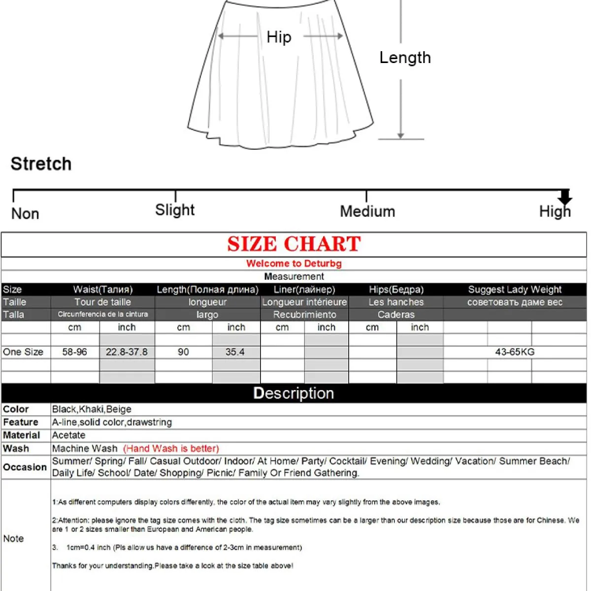 Elegante gonna lunga in acetato lucido per le donne Moda a vita alta con coulisse drappeggiata Party A Line Gonne 2023 Estate K2