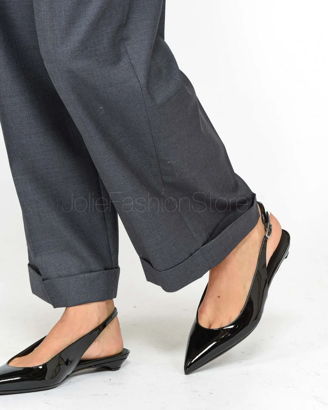 ---------------  ---------------  ---------------  ---------------  --------------Elisabetta Franchi Pantalone Steel Melange----