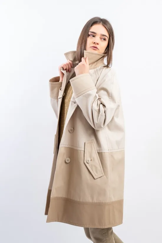 FAY JACQUELINE TRENCH DOPPIO PETTO NAW62483200RHJ 5262