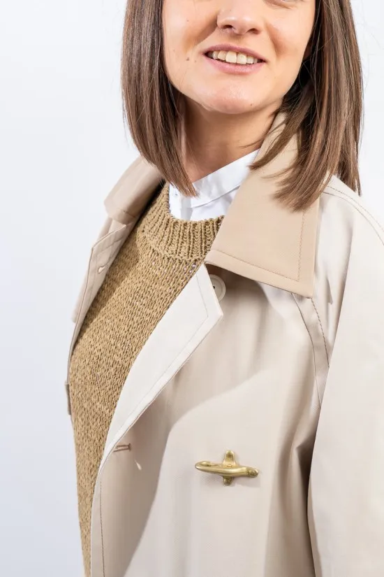 FAY JACQUELINE TRENCH DOPPIO PETTO NAW62483200RHJ 5262