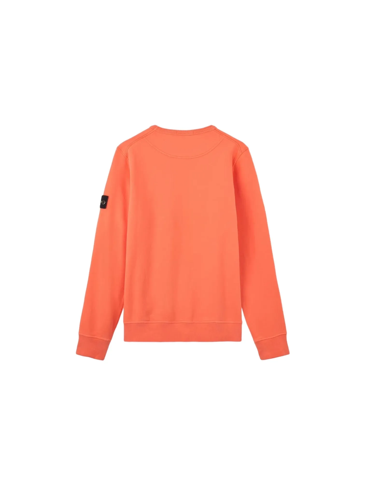 Felpa arancio con logo per bambino