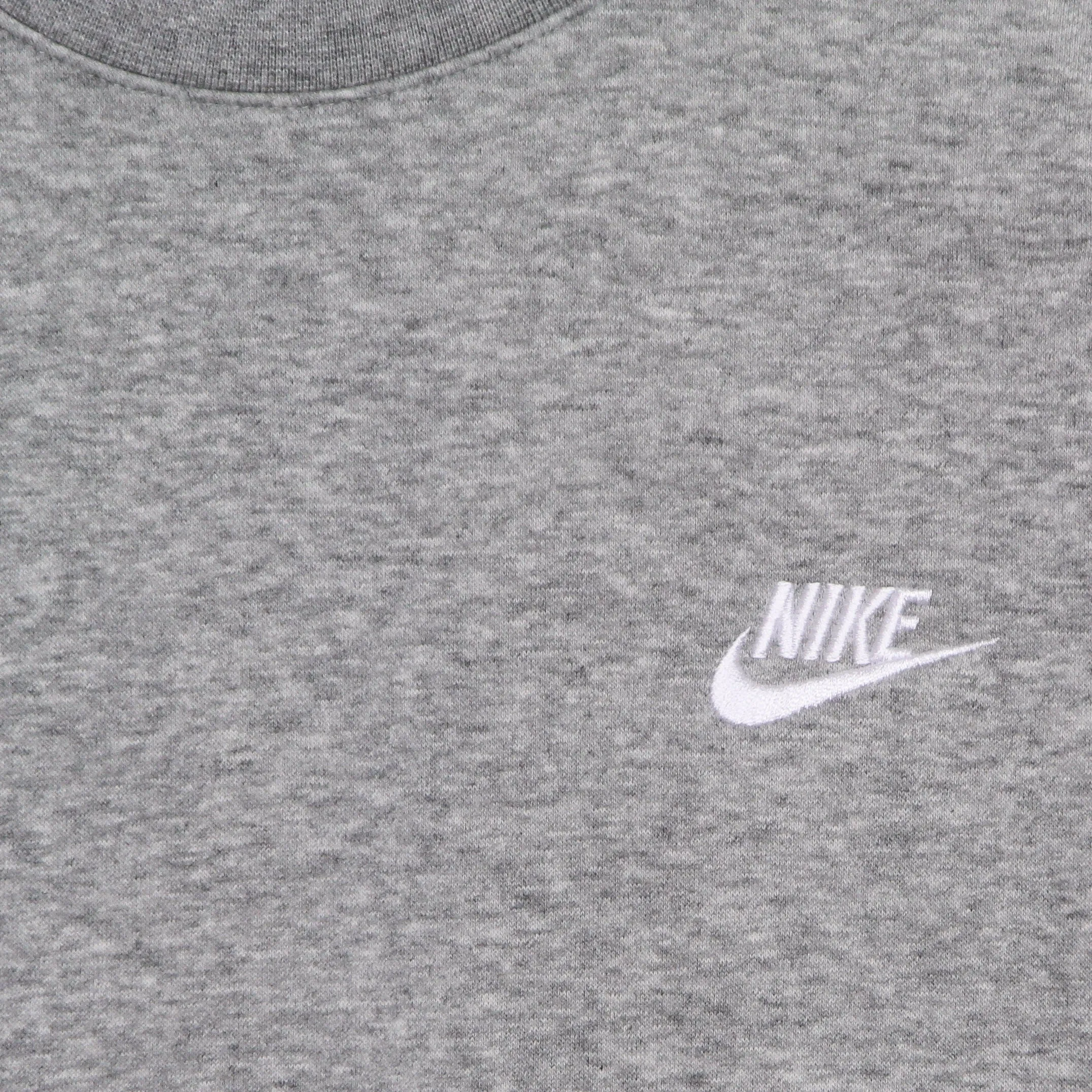 Felpa Girocollo Uomo Club Crew Bb Dk Grey Heather/white