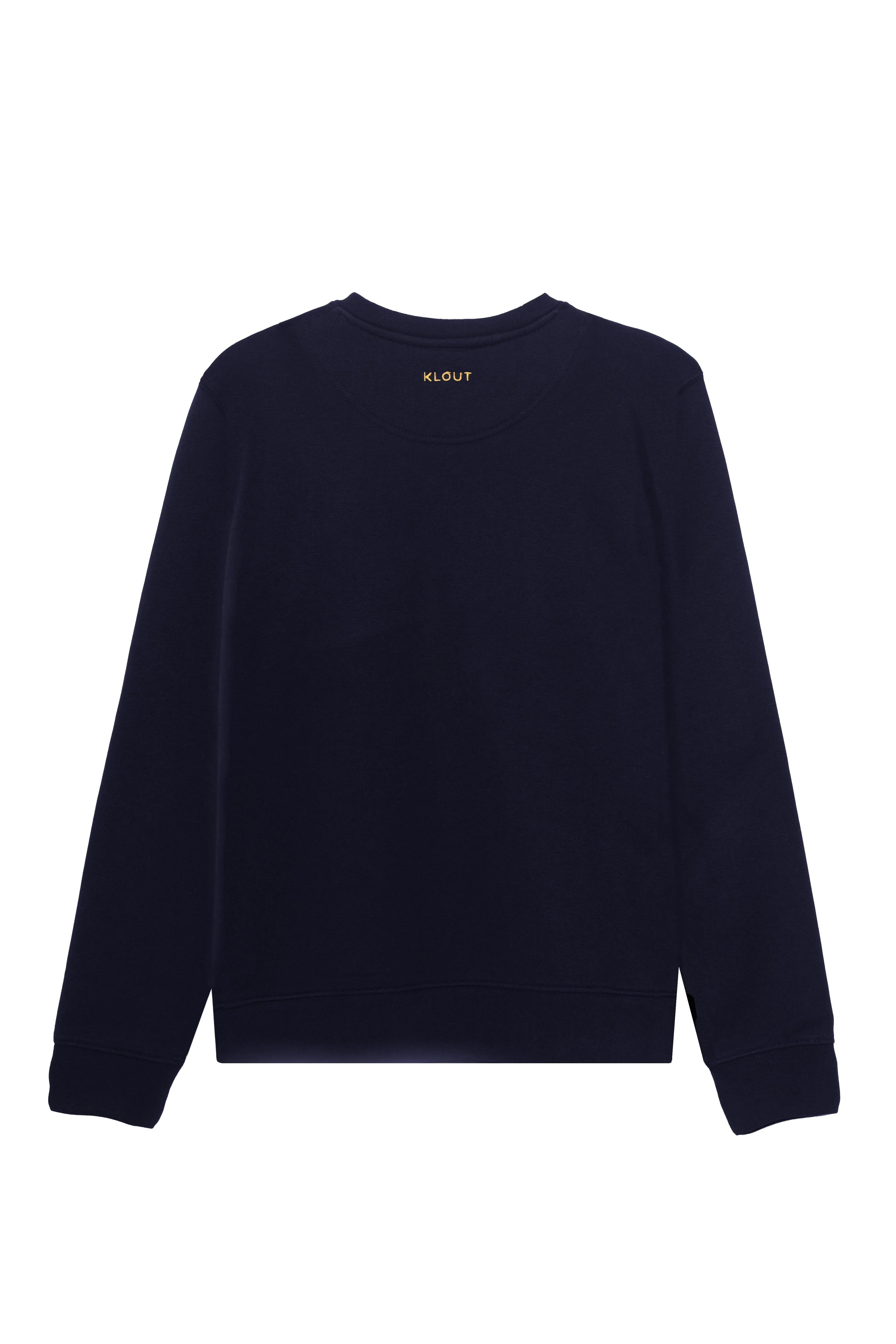 Felpa Klout Basic Blu Navy per Uomo