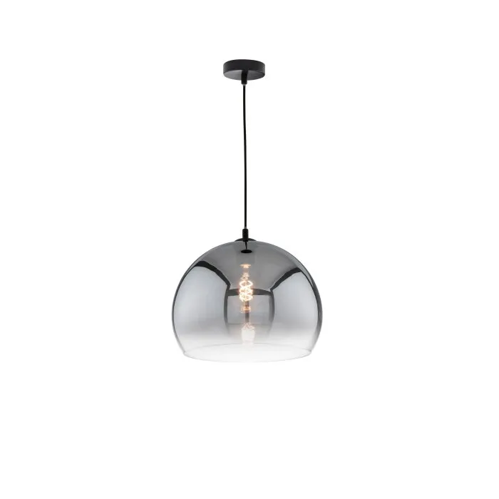 Fischer & Honsel Amos Lampadario a sospensione Nero, 1-Luce
