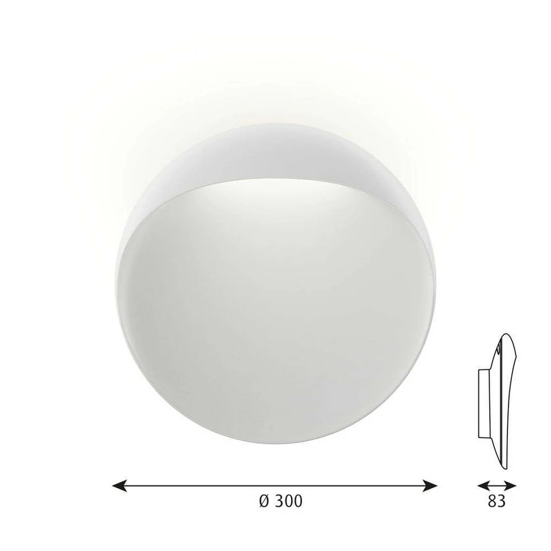 Flindt Applique da Parete Ø300 2700K Bianco - Louis Poulsen | Acquista online