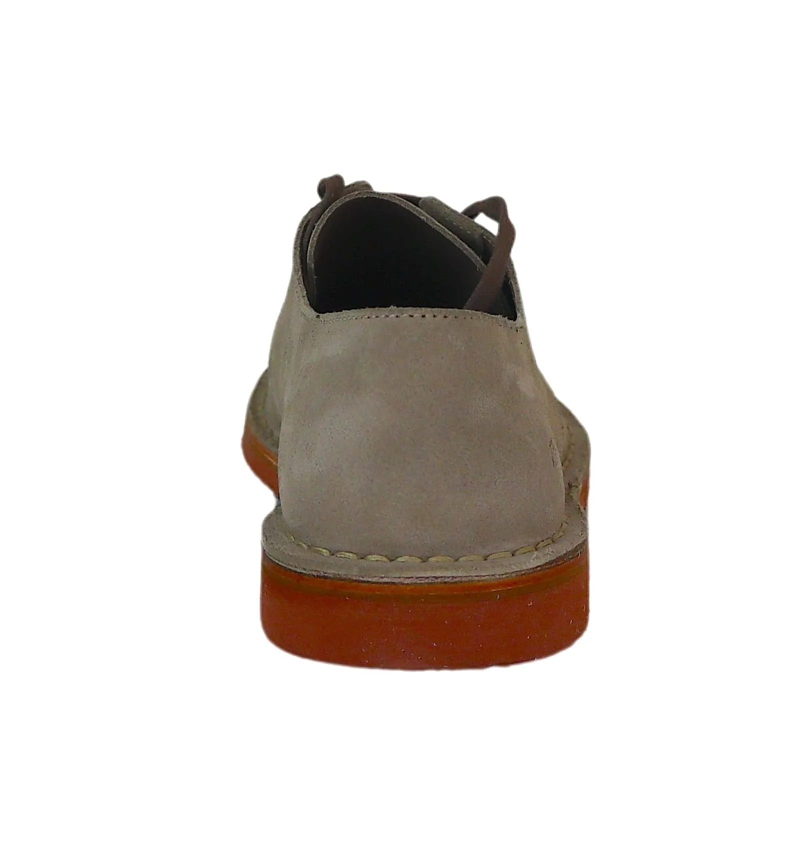 FRAU scarpe uomo derby stringata camoscio 25F1 115 CASTORO EVA BEIGE estate 2024