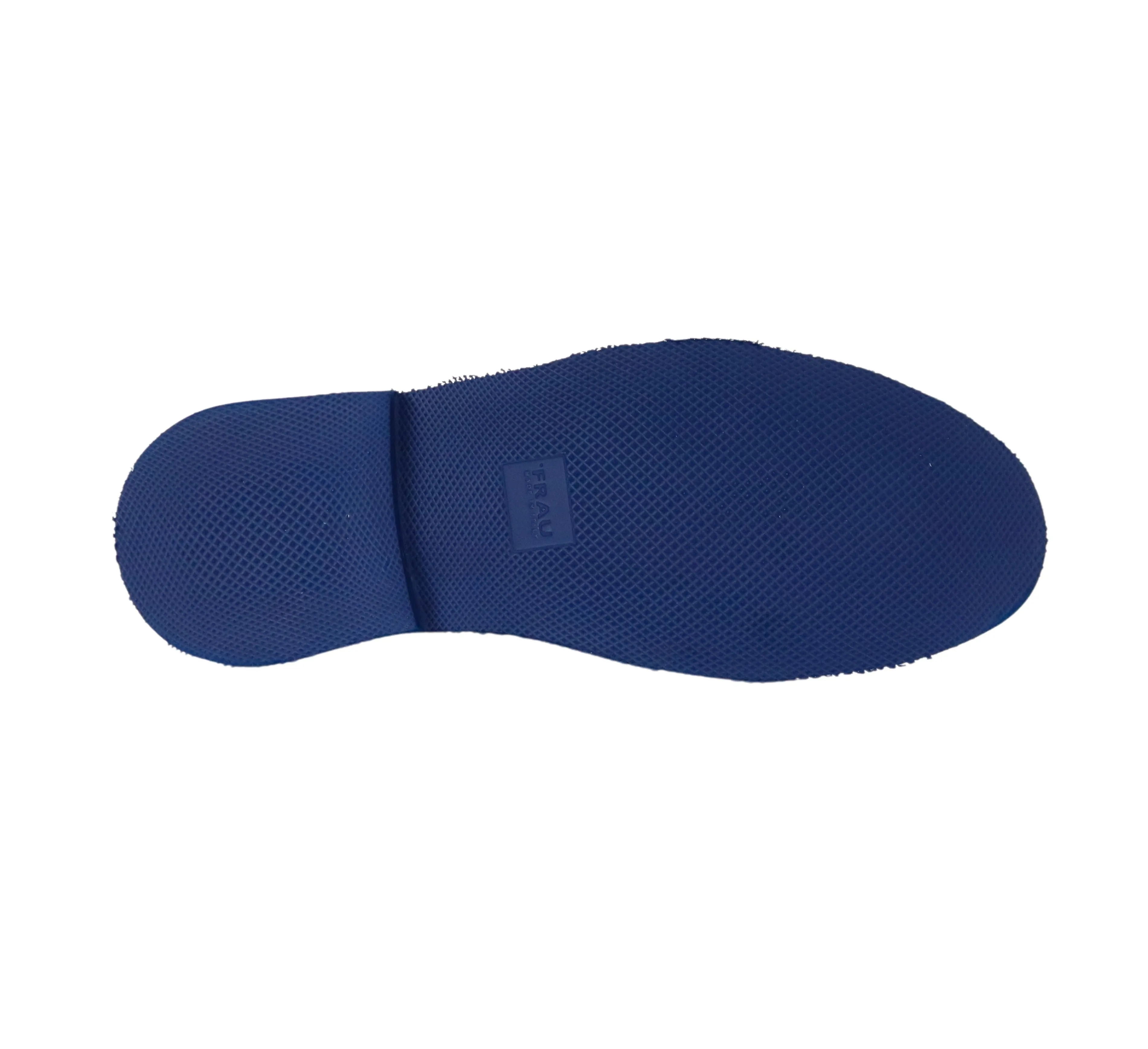 FRAU scarpe uomo derby stringata camoscio 25F1 115 CASTORO EVA BLU estate 2024