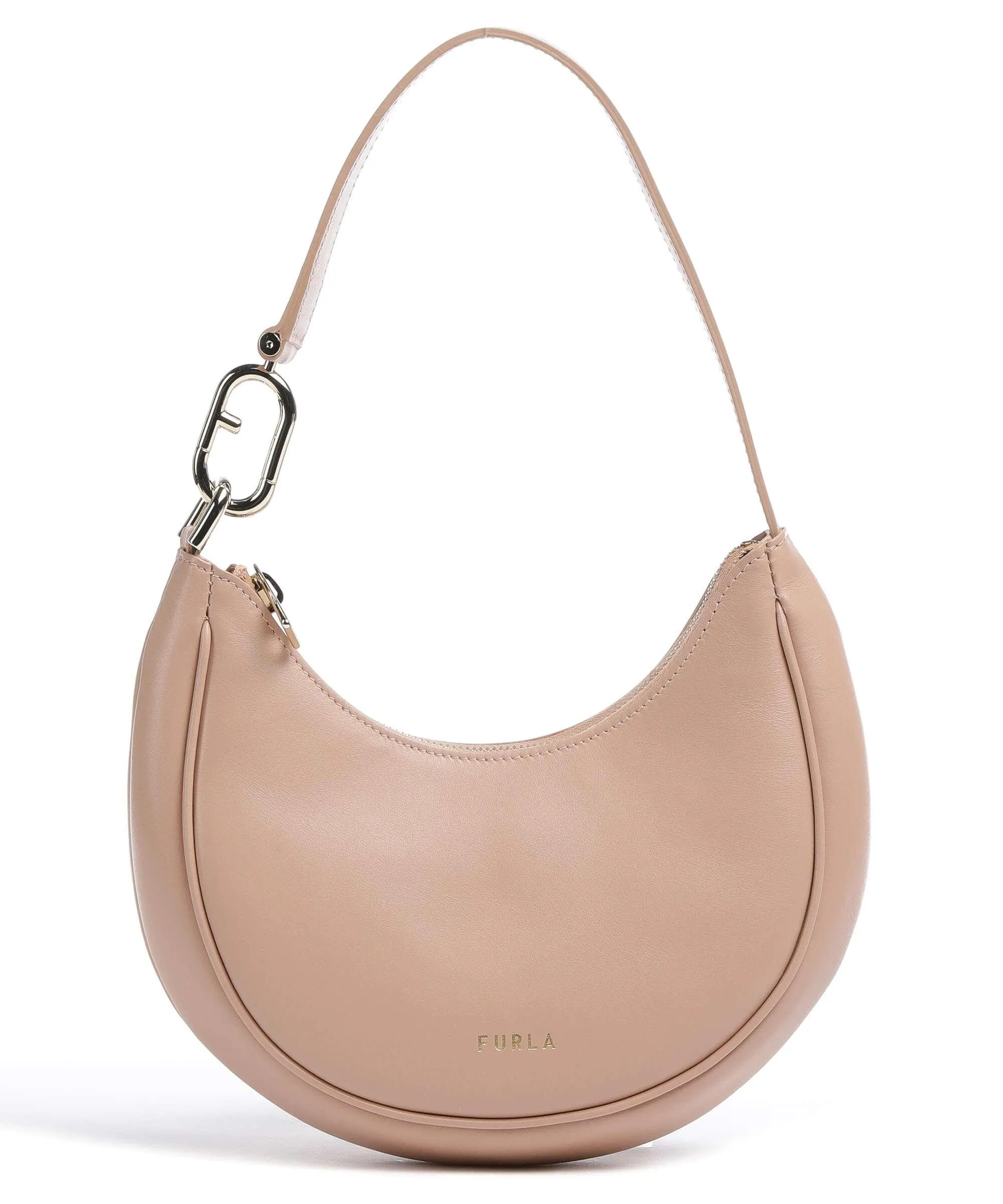  Furla Primavera S Borsa a spalla pelle a grana fine rosa antico  
