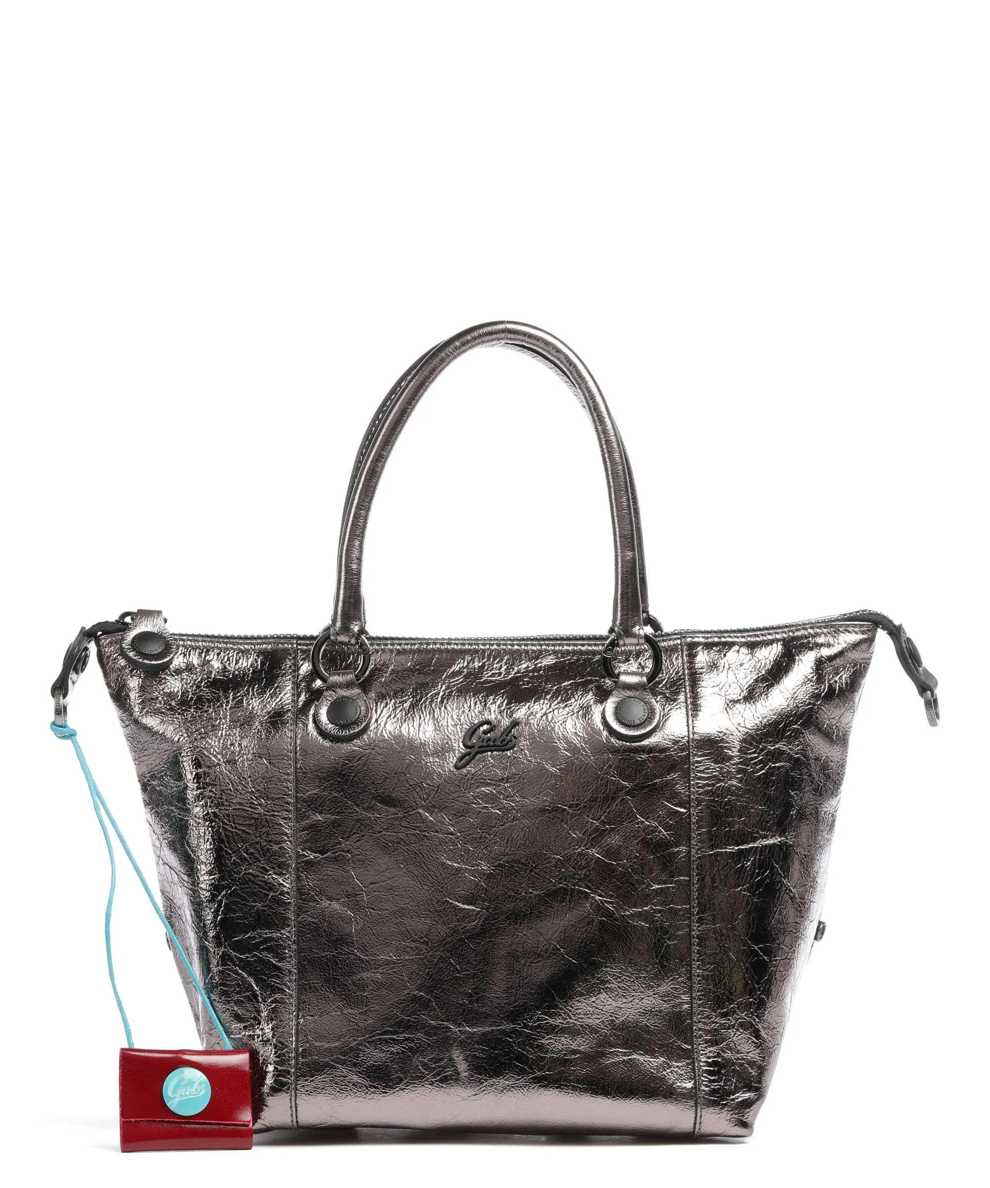  Gabs G3 Plus M Borsa a zainetto pelle di vitello grana blu chiaro  