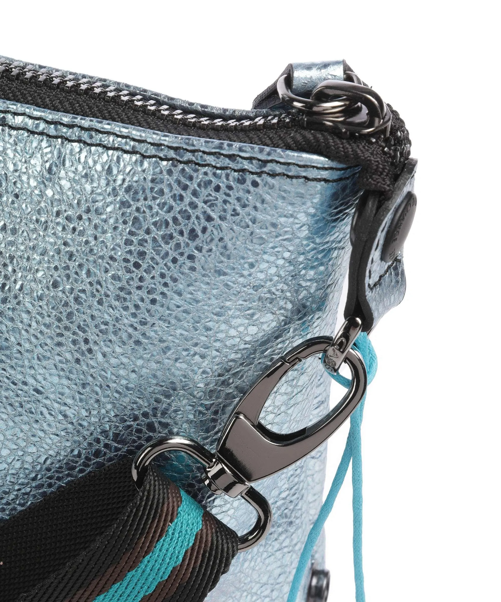  Gabs G3 Plus M Borsa a zainetto pelle di vitello grana blu chiaro  