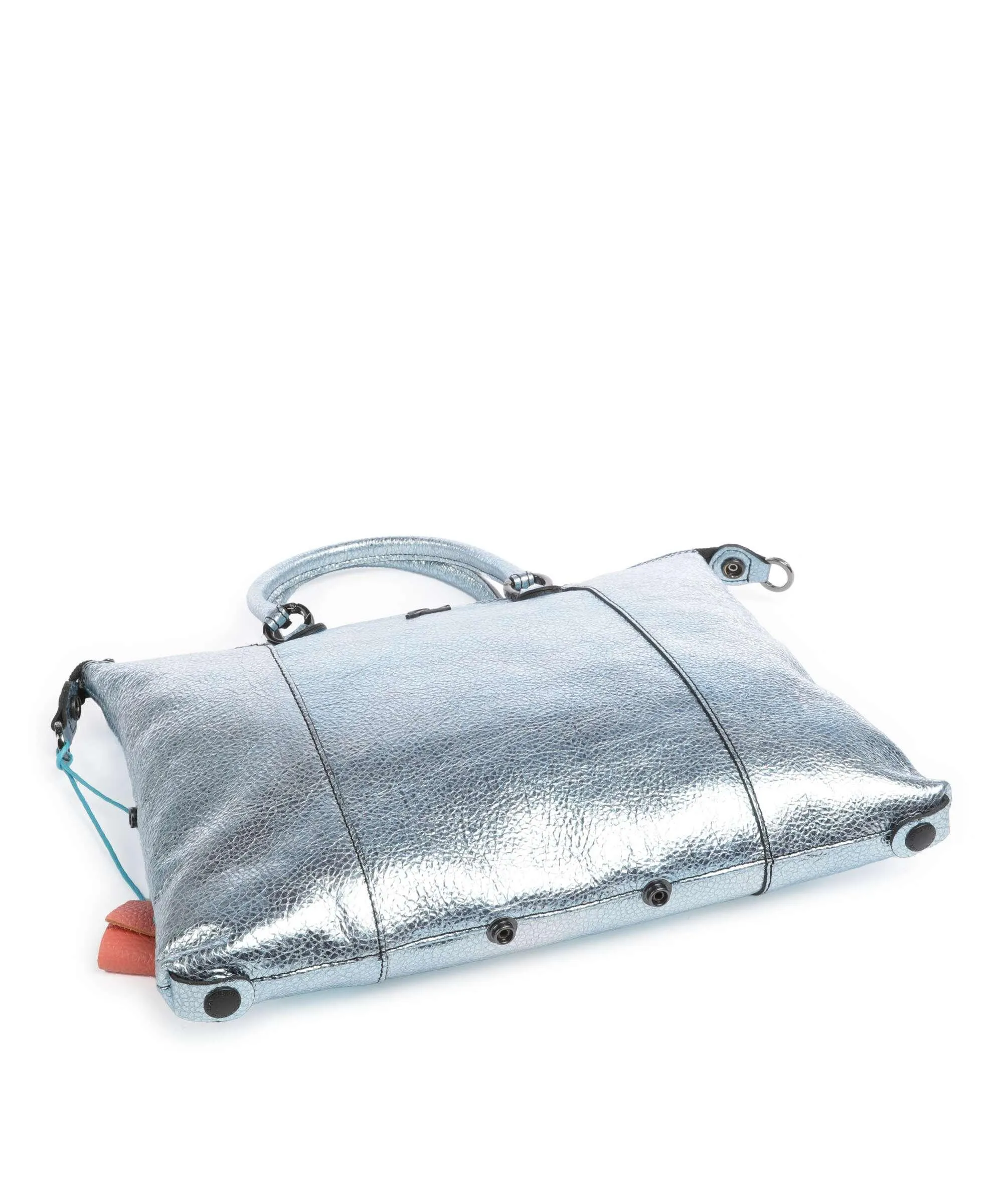  Gabs G3 Plus M Borsa a zainetto pelle di vitello grana blu chiaro  