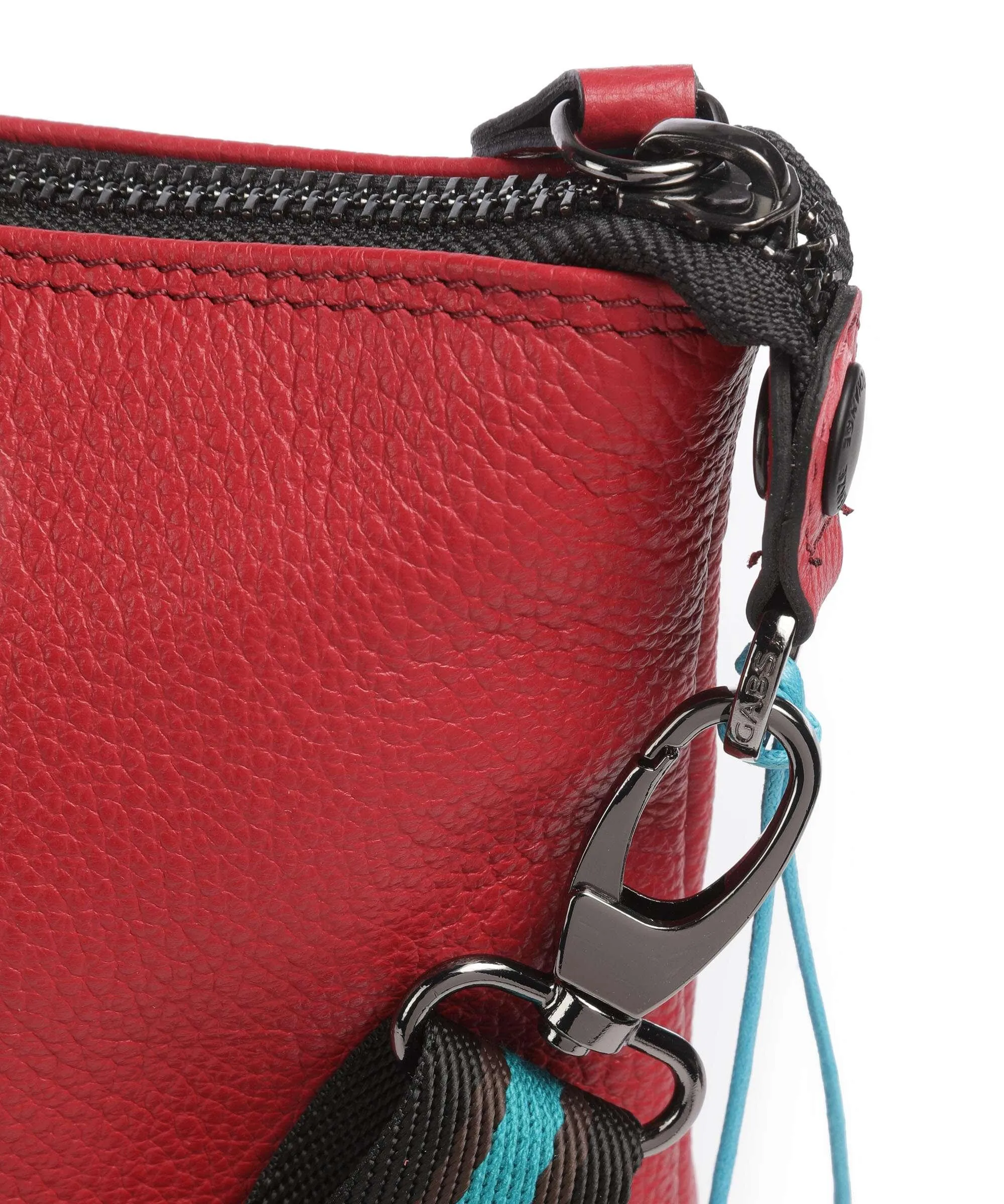  Gabs G3 Plus M Borsa a zainetto pelle di vitello grana rosso  